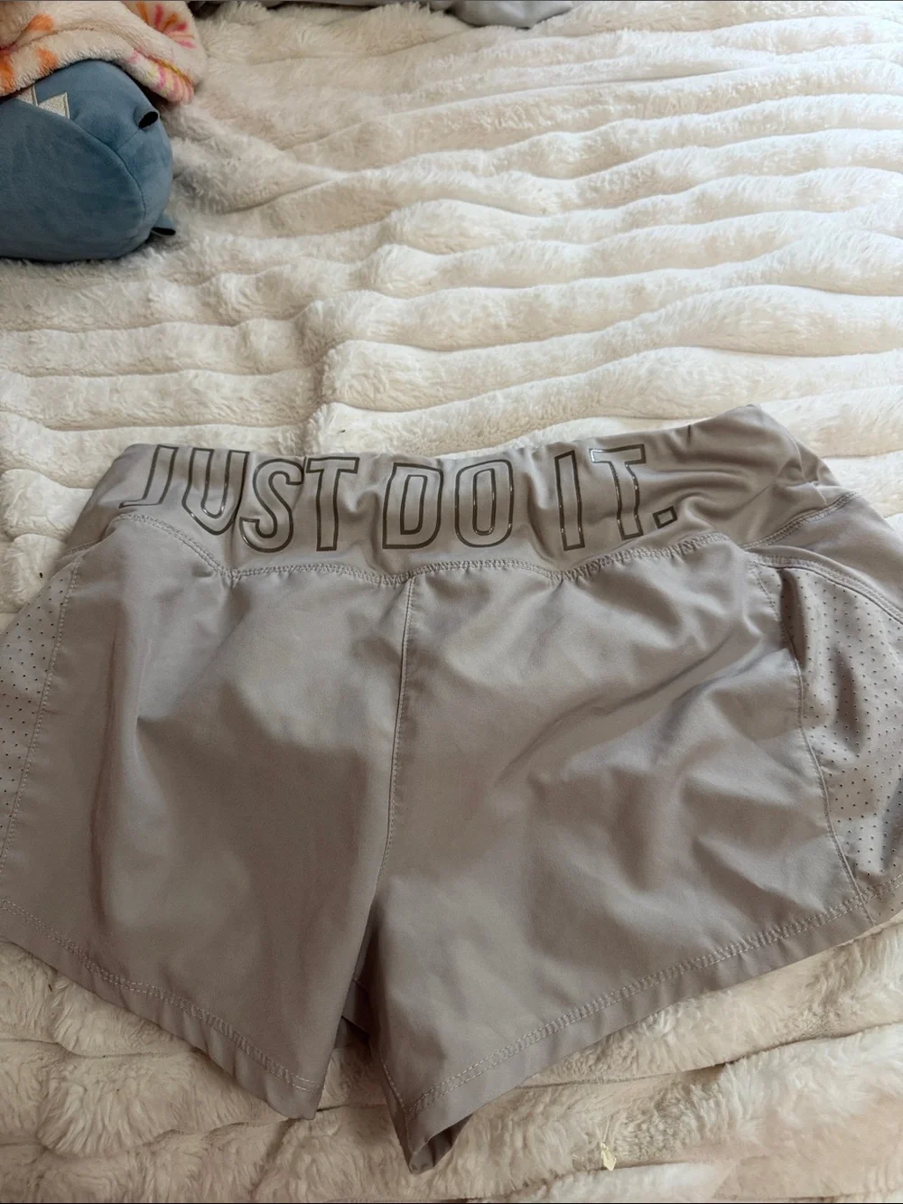Nike Women’s Light Taupe Athletic Drawstring Shorts